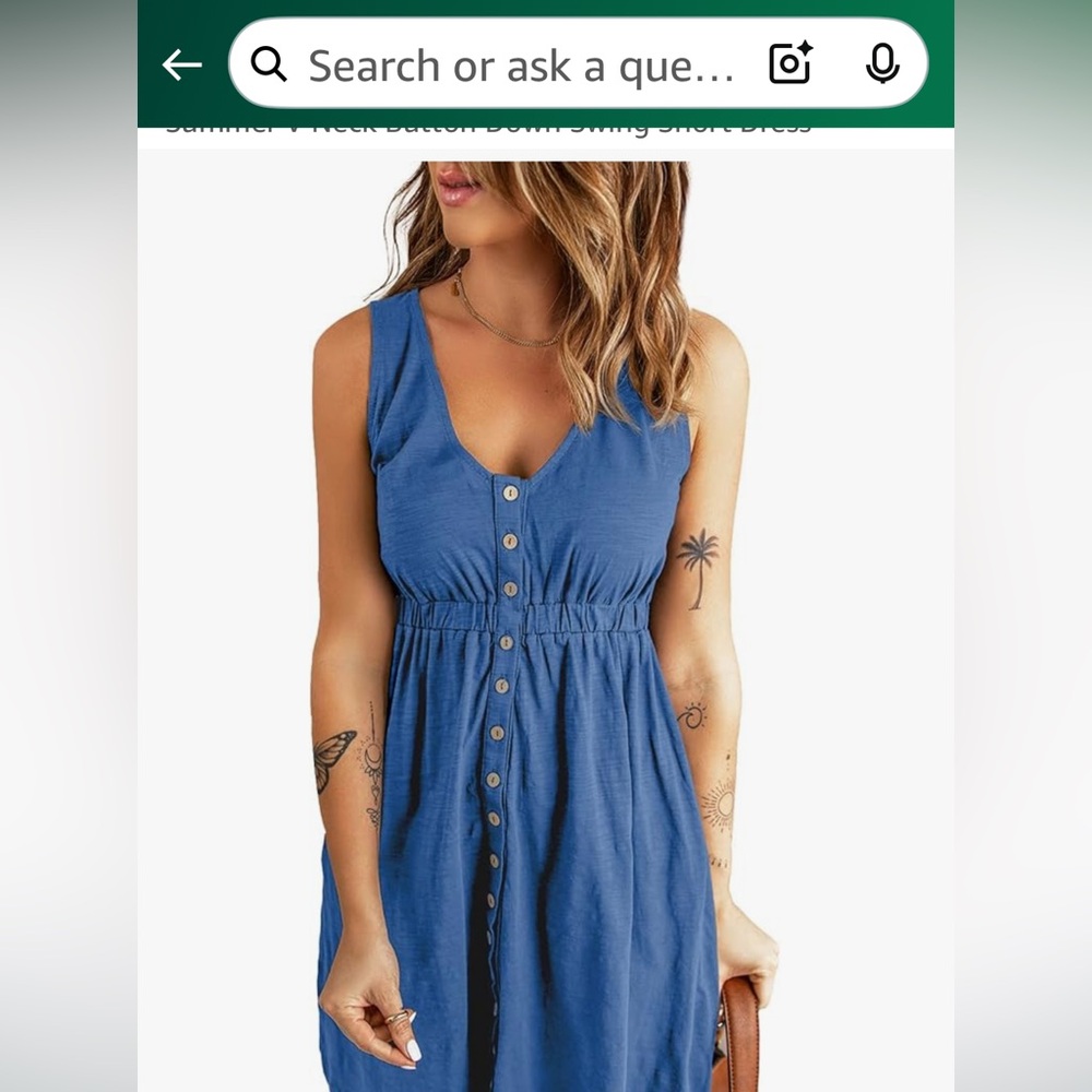 BLENCOT Casual Button Down Dress